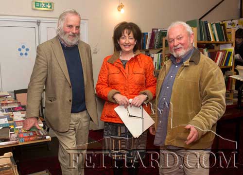 Photographed at this year's Tipperariana Book Fair were L to R: Tim Goodbody, Mary McCormack and Jimmy O'Connor