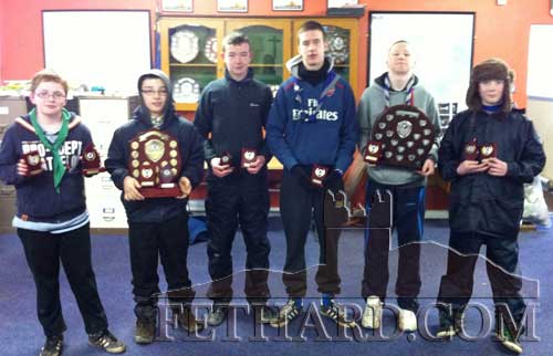 Fethard Scouts continue to dominate as Orienteering champions and for over 20 years have proved to be strong at Navigation/Map Reading as yet again on Sunday last they took 12 of the 14 trophies back to Fethard. Taking 1st, 2nd and team pacings in the U14 and winning the U16 team events. Well done to all especially David Mockler, Cameron Bailey, Dylan Ryan, Eoin O'Donovan, Willie O Meara and Aiden O'Dwyer.