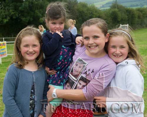 Photographed at Cloneen Family Field Day last Sunday are L to R: Molly White, Mary Walsh, Heather Gahan and Hannah White