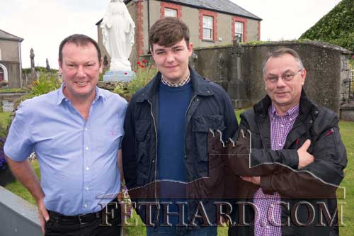 Photographed on a recent visit to Fethard are L to R: Anthony Colville, originally from St. Patrick's Place, Anthony's son Tadhg Colville, and Kevin O'Connor a son of Anthony's aunt, the late Peggy O'Connor (nee O'Shea).