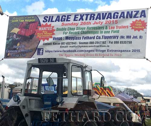 Organisers preparing the groundwork for the forthcoming Moyglass 'Silage Extravaganza' on Sunday, July 26.