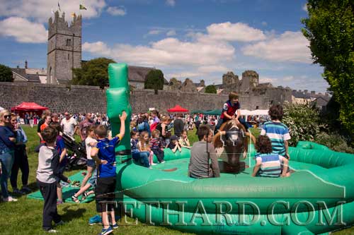 Last year’s Fethard ‘Family Fun Day’ which takes again this year on this Sunday, June 12, from 2 to 5pm, by the medieval town wall.
