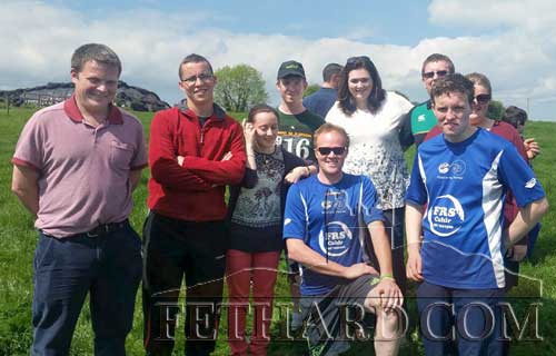 Fethard Macra club members photographed at the recent county round of Dairy Stock judging in Cashel.