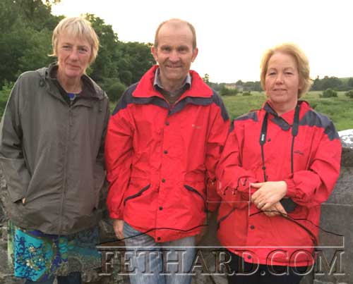 Photographed at the Grove Estate Mid-summer’s Walk are L to R: Liz O’Brien Jimmy Horan and Kate Horan