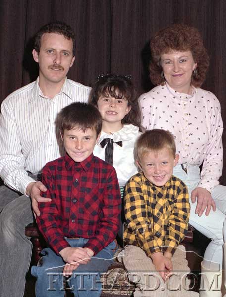 Noel and Irene Sharpe with family members November 1990
