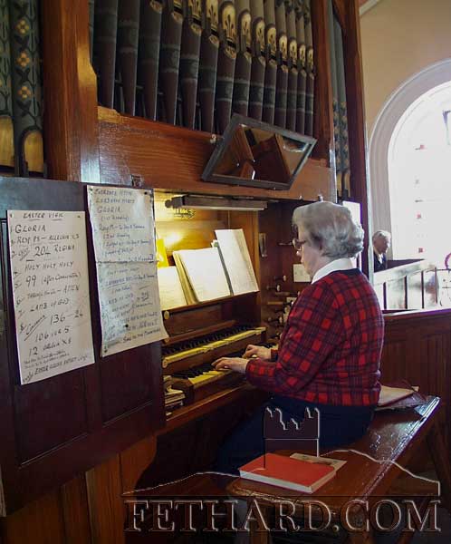 Organist, Goldie Newport on St. Patrickâ€™s Day, 1999 