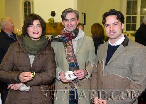 Photographed at the Christmas Carol Service at Holy Trinity Church of Ireland, Fethard are L to R: Sophie Carpentieri, James Reilly and Simon Paul.