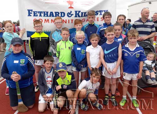 Fethard Athletes photographed at the Community Games County Athletics Finals in Moyne