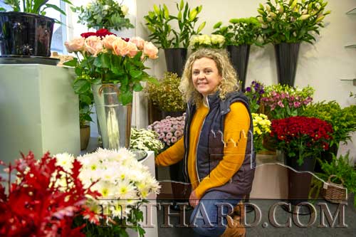 Mandy Quigley in her new shop ‘Fethard Flowers by Mandy’ on Main Street.a