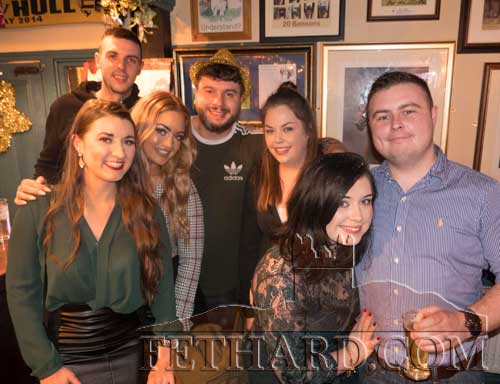 Fethard friends ringing in the New Year in Butlerâ€™s Bar, Fetharfd.