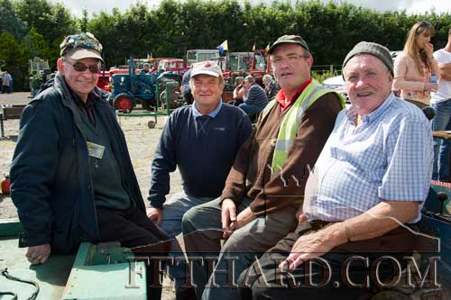 Photographed at the 2012 Coolmoyne & Moyglass Vintage Club show are L to R: Sean Cordial, Michael Kirwan, Jim Ryan and Richie Ryan. This year’s static show will take place on Saturday and Sunday July 28 and 29.