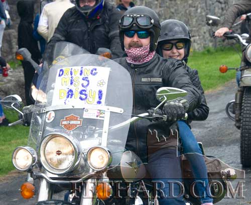 Liam Kenny 'Driving Miss Daisy' part of the 'BikeFest in Fethard' entry