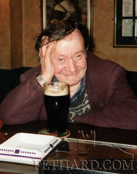 Local character Paddy Ryan, also known as 'Paddy 50', who died on Tuesday, March 22, 2005.