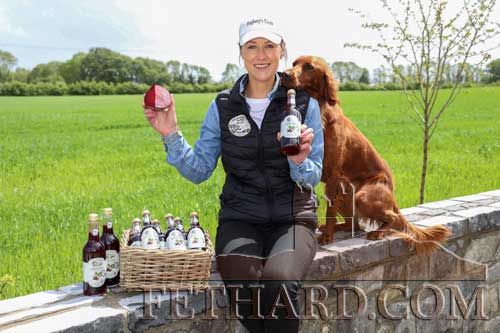 Anne Marie Feighery photographed with her award winning Feighery’s Farm Beetroot Juice, pressed and bottled at Con Traas’s Apple Farm, at Moorstown, Cahir.