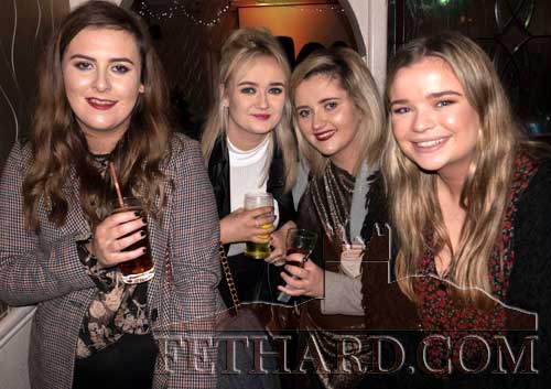 Enjoying the festive atmosphere in Fethard over Christmas are L to R: Kelly Fogarty, Nicole Looby, Nicola Harrington and Jade Pattison.