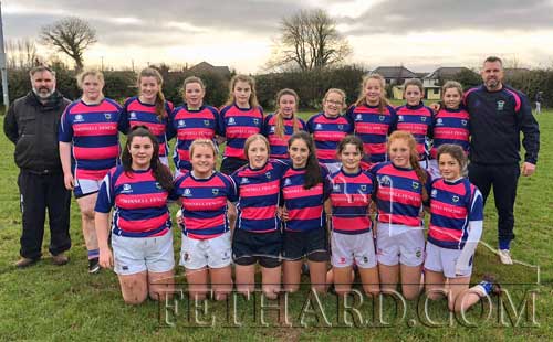 Fethard U16 Girls Rugby team who continued their success last Saturday in their penultimate league match against Carrick in a cracker of a game.