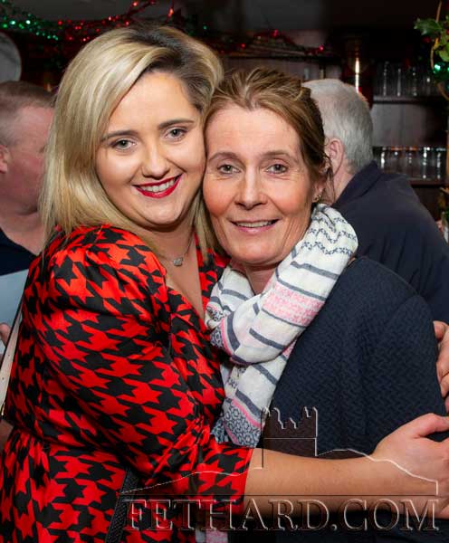 Celebrating New Year's Eve in Fethard are L to R: Nicola Harrington and Rena Sheehan
