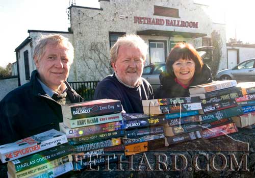 Preparing for this year's Tipperariana Book Fair on Sunday afternoon, February 9 at Fethard Ballroom are committee members L to R: John Cooney, Terry Cunningham and Mary Hanrahan.  