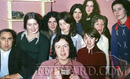 Group photographed at John and Margaret Clancys house in St. Patrick's Place 1970s.