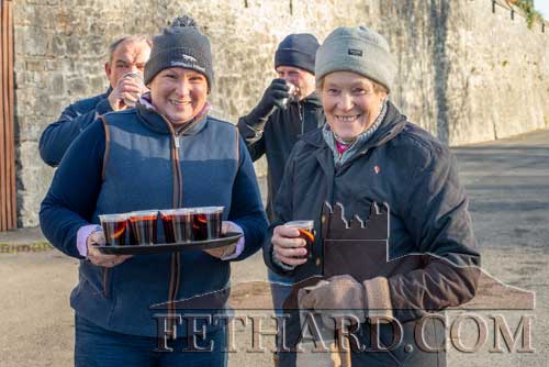 Photographed at the Tipperary Foxhounds Opening Meet in Fethard are L to R: Anna Kennedy and Rosemary Ponsonby