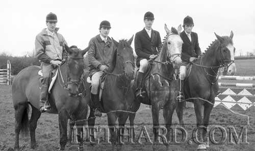 Riders on horses at Moyglass Gymkhana (May 1986) Any information welcome?