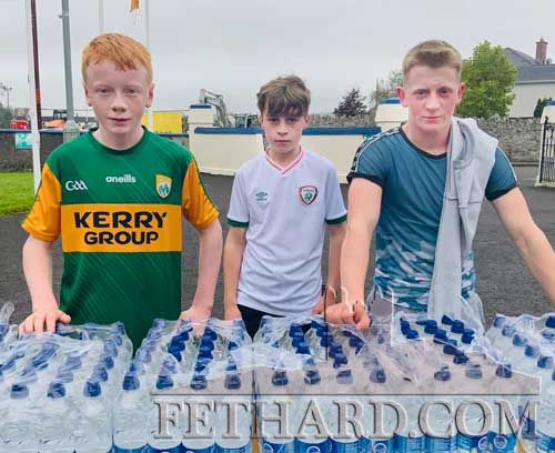 Top three finishers photographed after the 5k Run/Walk on Friday, October 15, organised by the Students Council. Results: 1st John Cronin, 2nd Michéal O'Rahilly and 3rd Jason Thompson.
