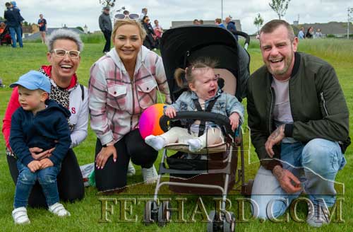Mariola Adamczak photographed with her daughter Daiana and family at Fethard Family Fun Day.