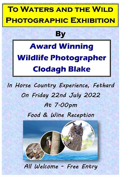 Photographic Exhibition 'To Waters and The Wild' by Clodagh Blake
