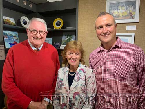 Photographed at Culture Night in Fethard Horse Country Experience on Friday, September 23, are L to R: Michael Mallon, Catherine O'Flynn and Pat Phelan.