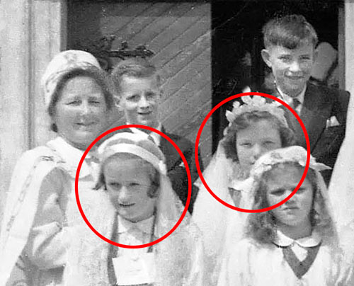 Can anyone help with the names of these two unidentified girls who received their Confirmation in Fethard on April 26, 1953. They are photographed with a group from Killusty and maybe from Killenaule or Moyglass parish? Please Email: fethardnews@gmail.com