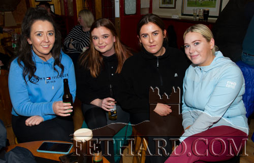 At Butler's on Closing night are L to R: Emma Hayes, Jade Pattison, Kelly Fogarty and Rachel O'Meara.