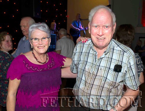 Enjoying Sunday night social dancing at Fethard Ballroom are L to R: Margaret Burke and Michael Bradshaw.