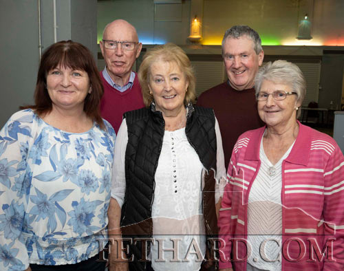 Members of Fethard Ballroom committee photographed at the 'Welcome Event' for Ukrainians held in Fethard Ballroom on Wednesday, July 26 are L to R: Mary Shanahan, Denis Fahey, Eileen Coady, Sean O'Donovan and Kay Fahey.