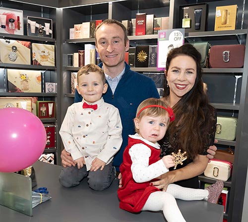 Photographed at the official opening of the renovated Dalton's Pharmacy in Fethard are L to R: owner Mike Dalton, his wife Anita, and their two children Roy and Ayda