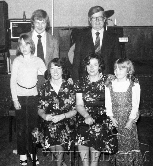 Timmy Curran and extended family at the Fethard-London Emigrants Reunion (c.1978)