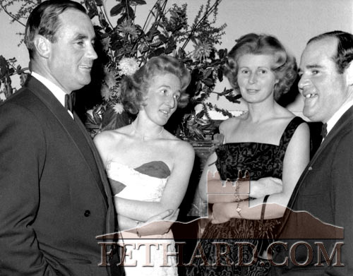 Members of the Ronan family photographed at the Clonmel Harrier Hunt Ball, Collins Hall, Clonmel, November 23, 1960. 
