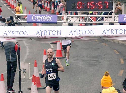 Fethard's first man home was Louis Rice in a time of 15.56 – a fantastic personal best performance. 