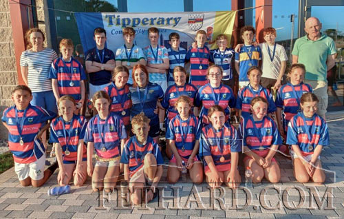 Fethard & Killusty U14 and U16 Tag-Rugby teams that were both runners-up to Cloughjordan in the Community Games County finals. Fethard U11 team were beaten by Cloughjordan. Clerihan beat Boherlahan in the semi-final and were runners up to Cloughjordan in the final. Well done to everybody involved.