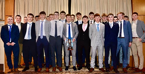 South Champions – Fethard U21 Hurling Team 2025, photographed at the Fethard GAA Club’s Dinner Dance held on Saturday, January 24, 2026, in Hotel Minela, Clonmel.